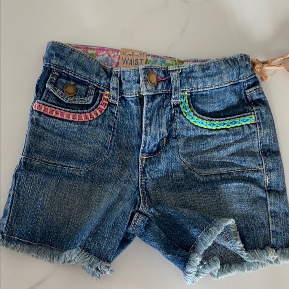 Brand new genuine kids girls jeans shorts size 2